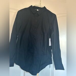 Black Button Down dress Shirt